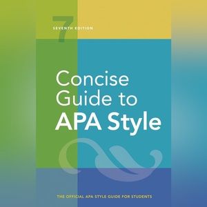 New In Package 7th Edition Concise Guide to APA Style